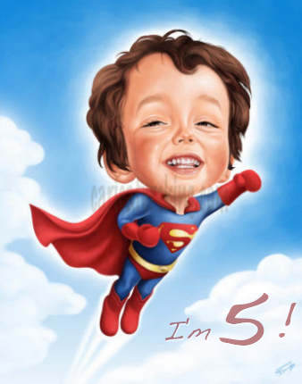 birthday gift 5 year old superman